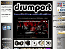 Tablet Screenshot of drumport.co.uk